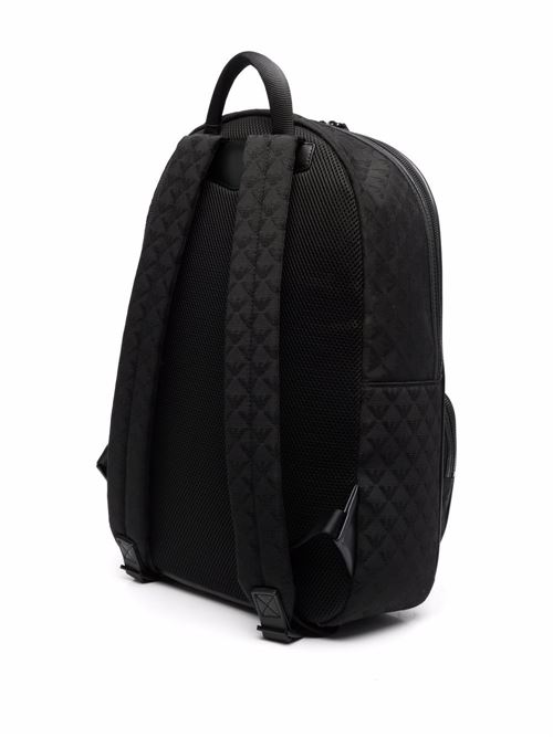 Zaino uomo Emporio Armani nero con logo jacquard EMPORIO ARMANI | Y4O315Y022V81336